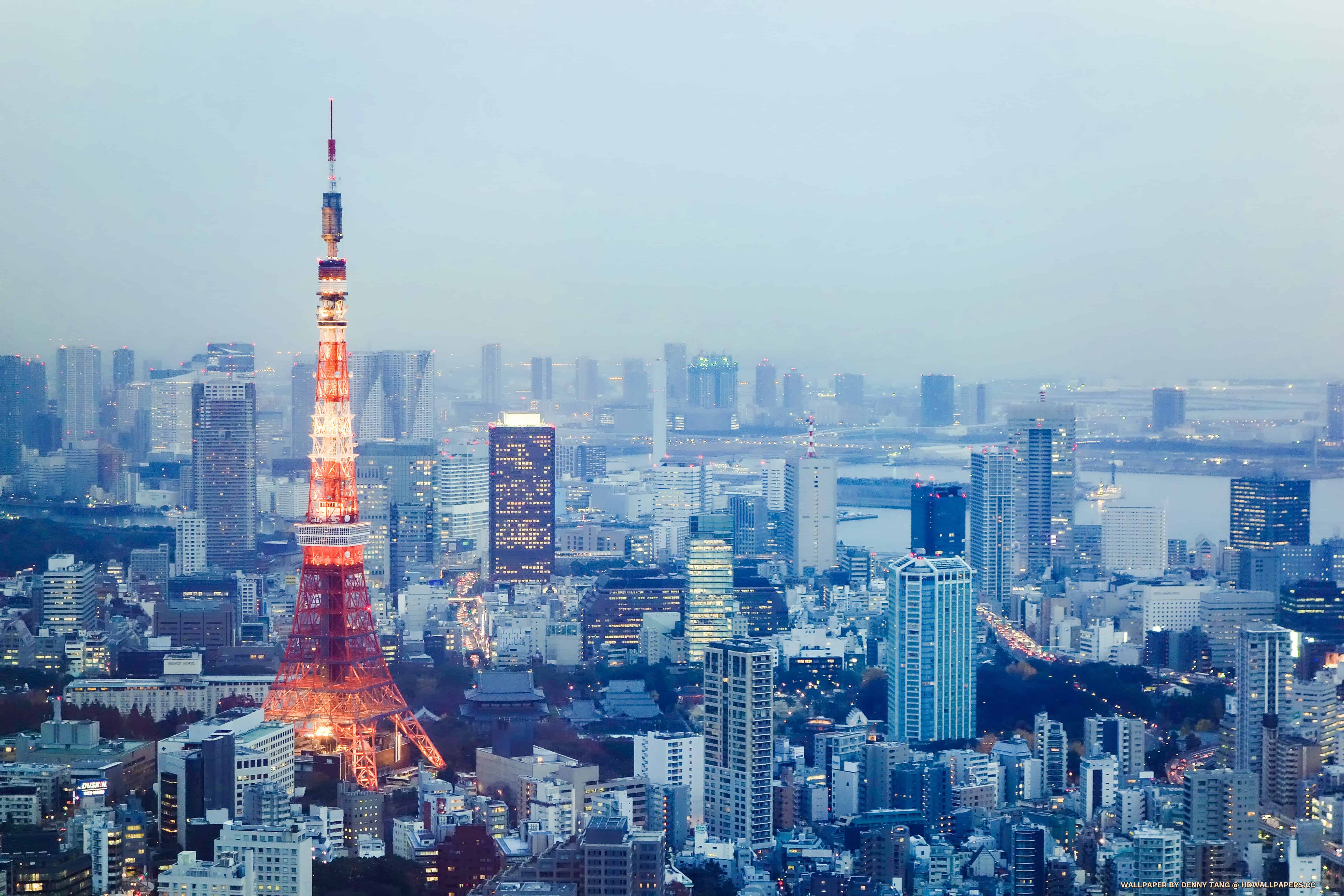 Twilight Tokyo Tower - HD Wallpapers